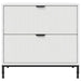 Noptieră cu sertar Alb 63.5 x 36 x 61 cm Lemn compozit - WALTI WALTI