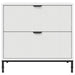 Noptieră cu sertar Alb 63.5 x 36 x 61 cm Lemn compozit - WALTI WALTI