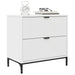 Noptieră cu sertar Alb 63.5 x 36 x 61 cm Lemn compozit - WALTI WALTI
