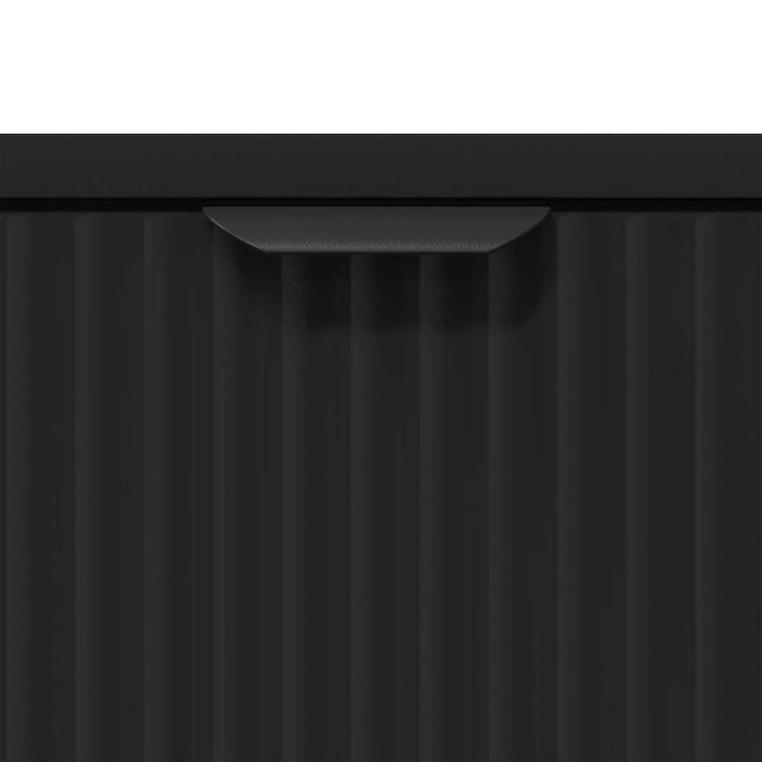 Noptieră cu sertar Negru 63.5 x 36 x 61 cm Lemn compozit WALTI