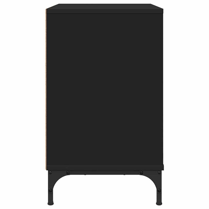 Noptieră cu sertar Negru 63.5 x 36 x 61 cm Lemn compozit WALTI