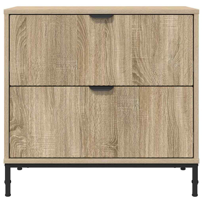 Noptieră Stejar sonoma 63.5 x 36 x 61 cm Lemn compozit - WALTI WALTI