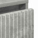 Noptieră cu sertar Gri beton 63.5 x 36 x 61 cm Lemn compozit - WALTI WALTI