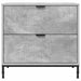 Noptieră cu sertar Gri beton 63.5 x 36 x 61 cm Lemn compozit - WALTI WALTI