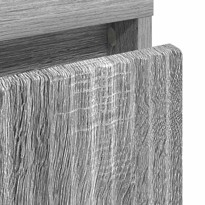 Noptieră cu sertar sonoma gri 63.5 x 36 x 61 cm Lemn compozit - WALTI WALTI