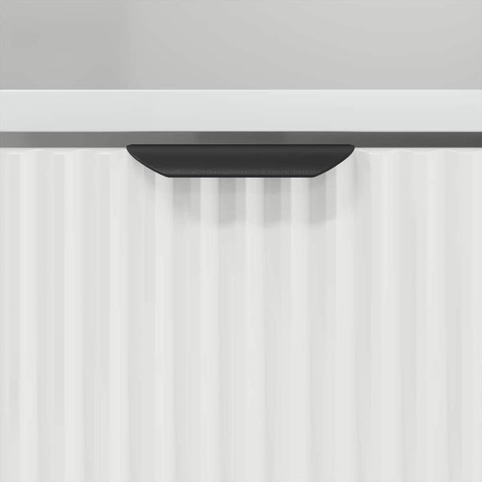 Mese de noptieră 2 pcs Alb 49 x 36 x 61 cm Lemn compozit - WALTI WALTI