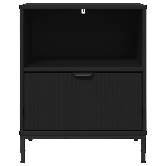 Noptieră cu sertar Negru 49 x 36 x 61 cm Lemn compozit - WALTI WALTI