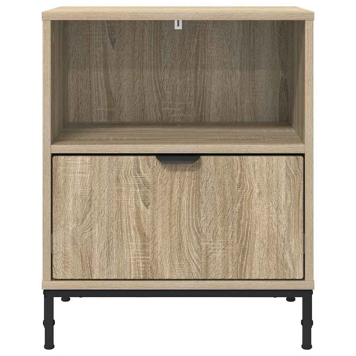 Noptieră cu sertar Stejar sonoma 49 x 36 x 61 cm Lemn compozit - WALTI WALTI