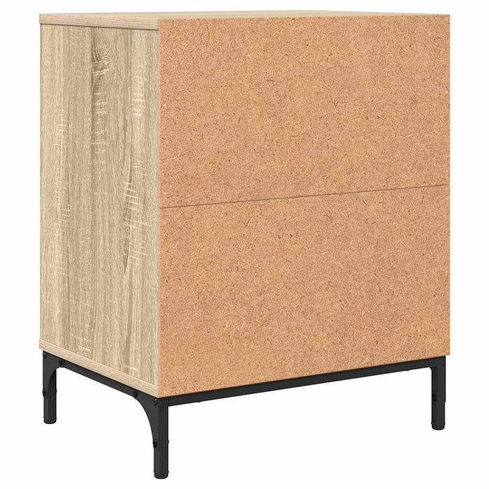 Mese de noptieră cu sertar 2 pcs Stejar sonoma 49 x 36 x 61 cm - WALTI WALTI
