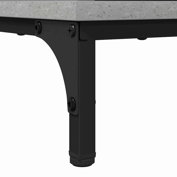 Mese de noptieră 2 pcs Gri beton 49 x 36 x 61 cm Lemn compozit - WALTI WALTI
