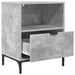 Mese de noptieră 2 pcs Gri beton 49 x 36 x 61 cm Lemn compozit - WALTI WALTI