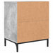 Mese de noptieră 2 pcs Gri beton 49 x 36 x 61 cm Lemn compozit - WALTI WALTI