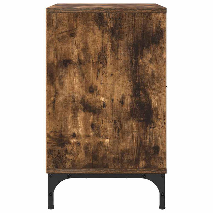 Mese de noptieră cu sertar 2 pcs Stejar afumat 49 x 36 x 61 cm - WALTI WALTI