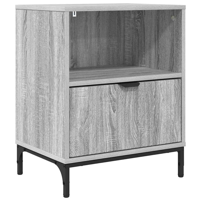 Noptieră cu sertar sonoma gri 49 x 36 x 61 cm Lemn compozit - WALTI WALTI