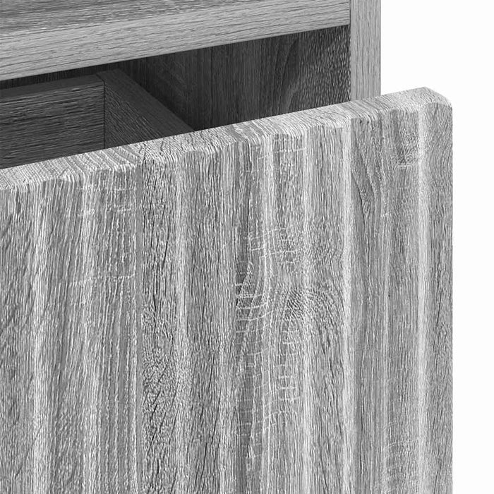 Mese de noptieră 2 pcs sonoma gri 49 x 36 x 61 cm Lemn compozit - WALTI WALTI