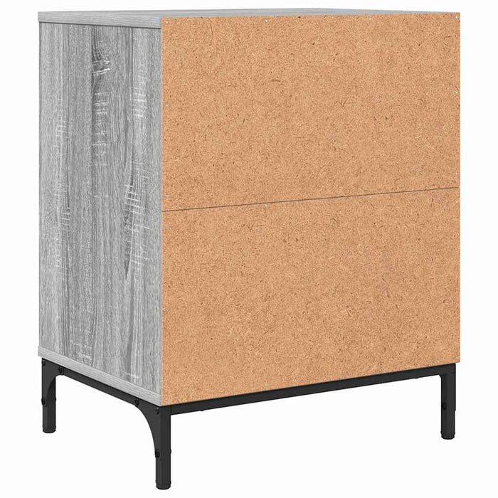Mese de noptieră 2 pcs sonoma gri 49 x 36 x 61 cm Lemn compozit - WALTI WALTI