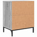 Mese de noptieră 2 pcs sonoma gri 49 x 36 x 61 cm Lemn compozit - WALTI WALTI
