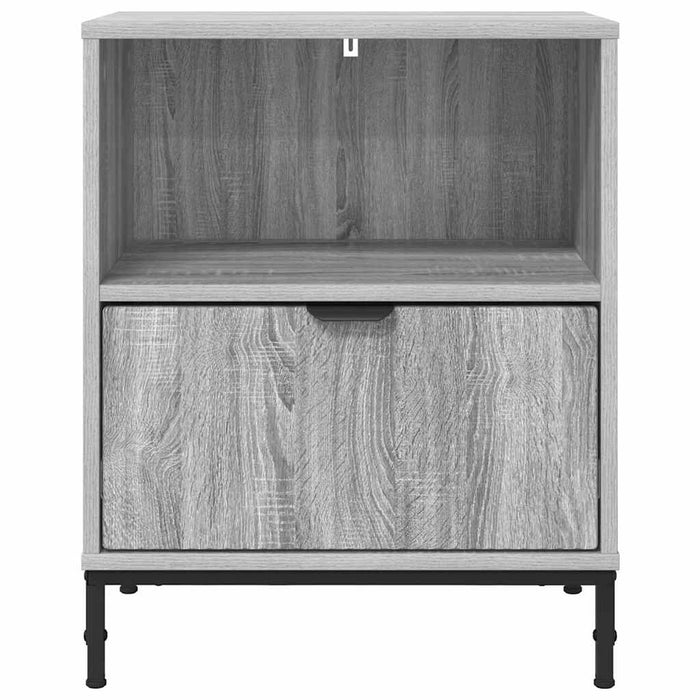 Mese de noptieră 2 pcs sonoma gri 49 x 36 x 61 cm Lemn compozit - WALTI WALTI