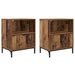 Mese de noptieră 2 pcs Lemn vechi 49 x 36 x 61 cm Lemn compozit - WALTI WALTI