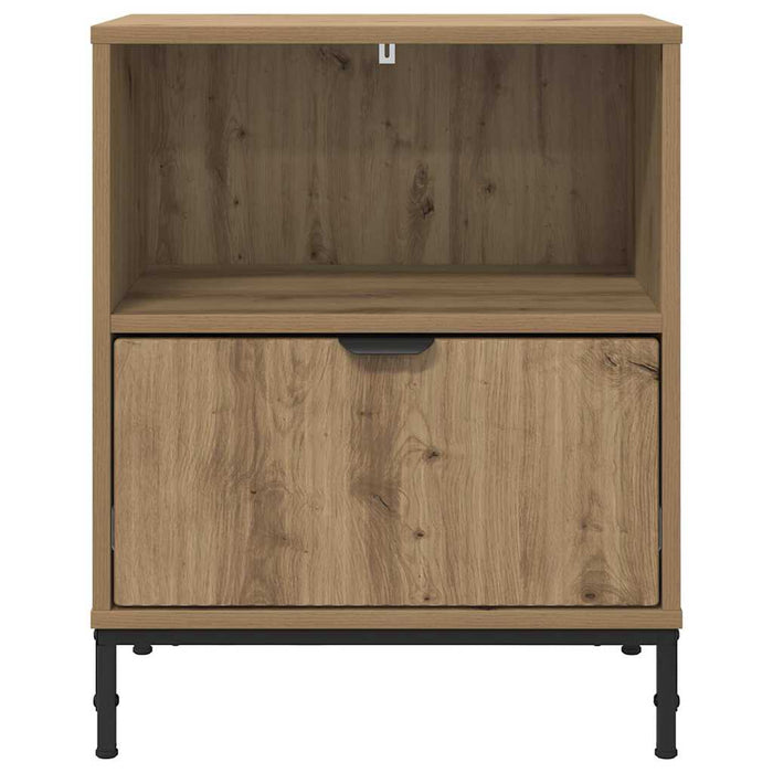 Mese de noptieră 2 pcs stejar artizanal 49 x 36 x 61 cm - WALTI WALTI