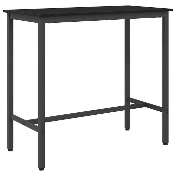 masă Stejar Negru 100 x 50 x 90,5 cm Lemn ingineresc și oțel - WALTI WALTI