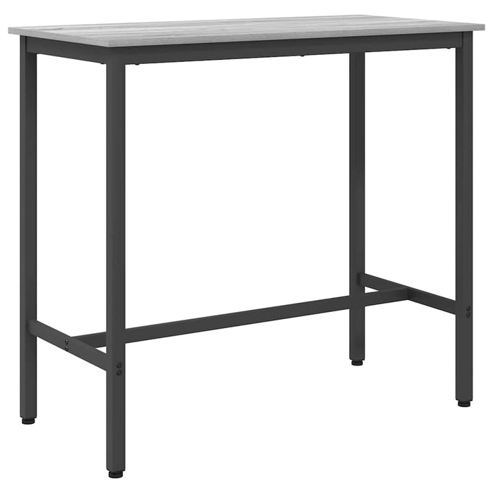 masă Gri Sonoma 100 x 50 x 90,5 cm Lemn ingineresc și oțel - WALTI WALTI