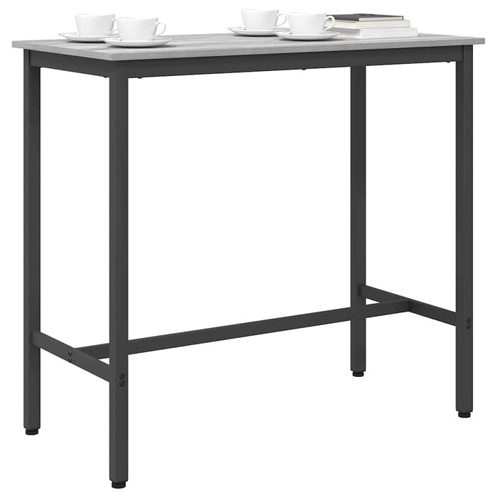 masă Gri Sonoma 100 x 50 x 90,5 cm Lemn ingineresc și oțel - WALTI WALTI