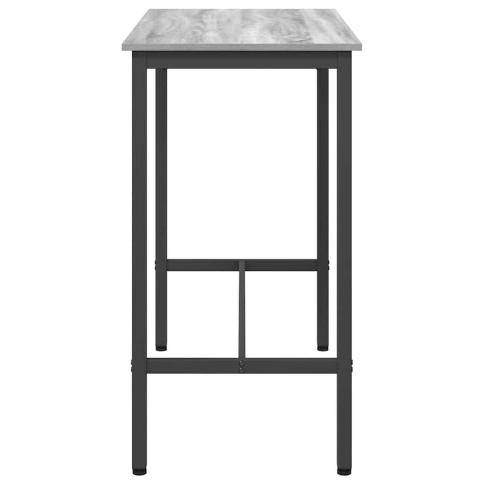masă Gri Sonoma 100 x 50 x 90,5 cm Lemn ingineresc și oțel - WALTI WALTI