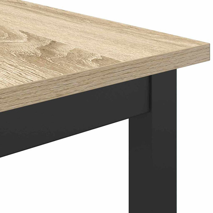 masă Stejar Sonoma 100 x 40 x 100,5 cm Lemn ingineresc și oțel - WALTI WALTI