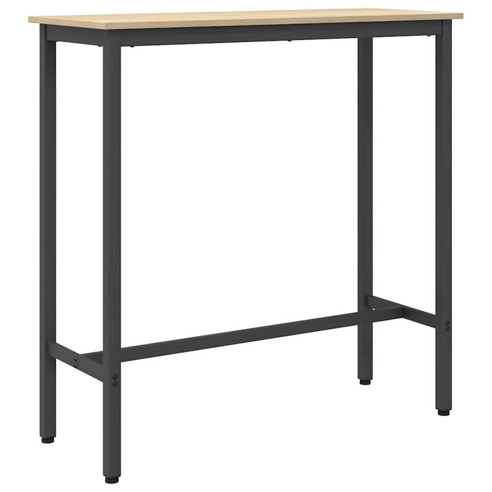 masă Stejar Sonoma 100 x 40 x 100,5 cm Lemn ingineresc și oțel - WALTI WALTI