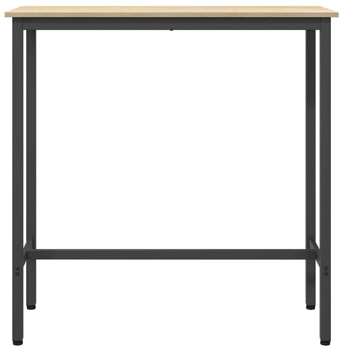 masă Stejar Sonoma 100 x 40 x 100,5 cm Lemn ingineresc și oțel - WALTI WALTI