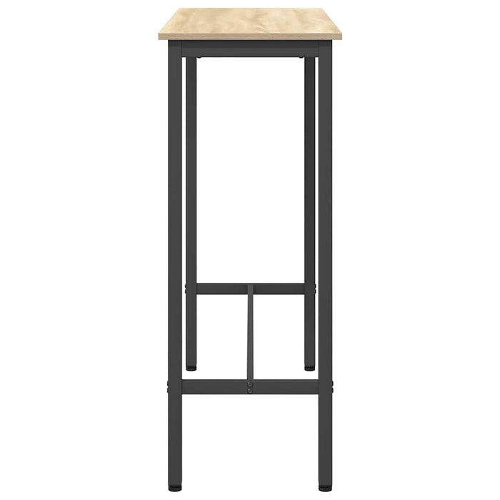 masă Stejar Sonoma 100 x 40 x 100,5 cm Lemn ingineresc și oțel - WALTI WALTI