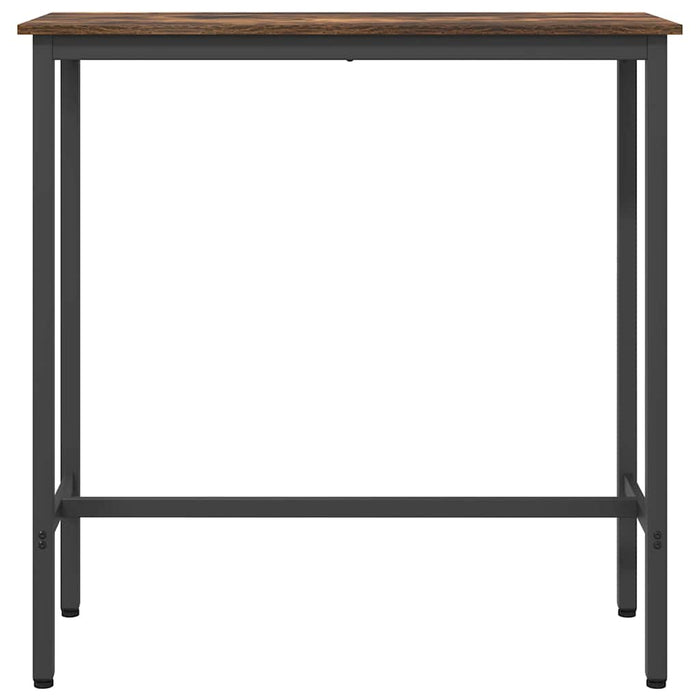 masă Stejar fumuriu 100 x 40 x 100,5 cm Lemn ingineresc și oțel - WALTI WALTI