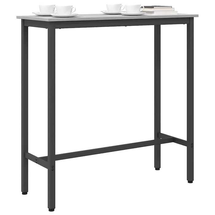 masă Gri Sonoma 100 x 40 x 100,5 cm Lemn ingineresc și oțel - WALTI WALTI