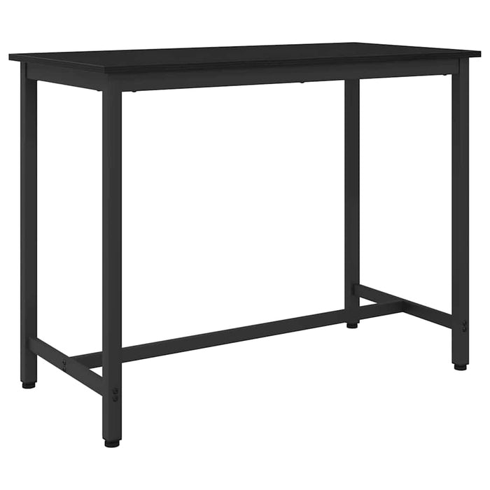 masă Stejar Negru 100 x 50 x 76,5 cm Lemn ingineresc și oțel - WALTI WALTI