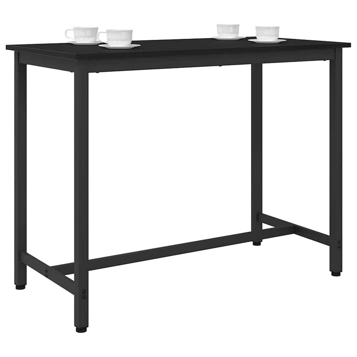 masă Stejar Negru 100 x 50 x 76,5 cm Lemn ingineresc și oțel - WALTI WALTI
