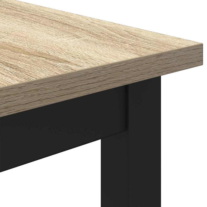 masă Stejar Sonoma 100 x 50 x 76,5 cm Lemn ingineresc și oțel - WALTI WALTI