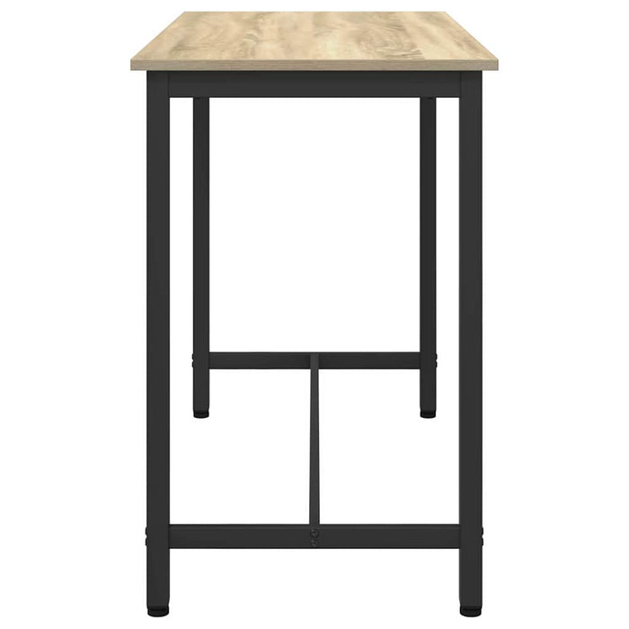 masă Stejar Sonoma 100 x 50 x 76,5 cm Lemn ingineresc și oțel - WALTI WALTI
