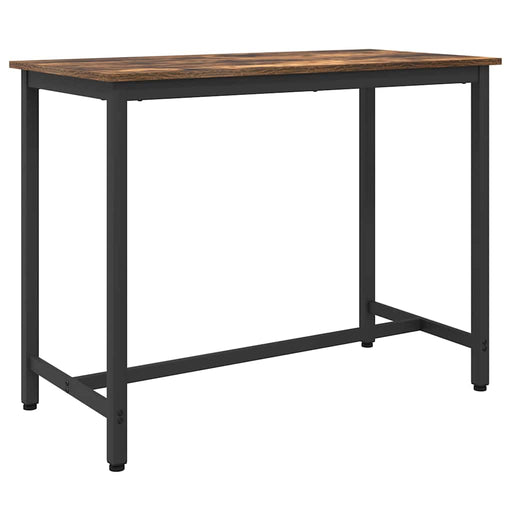 masă Stejar fumuriu 100 x 50 x 76,5 cm Lemn ingineresc și oțel - WALTI WALTI