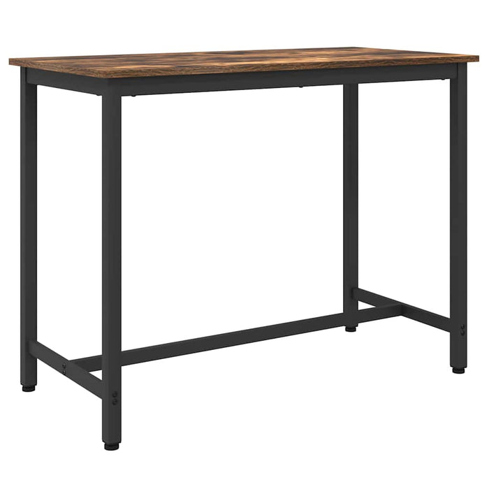 masă Stejar fumuriu 100 x 50 x 76,5 cm Lemn ingineresc și oțel - WALTI WALTI
