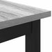 masă Gri Sonoma 100 x 50 x 76,5 cm Lemn ingineresc și oțel - WALTI WALTI
