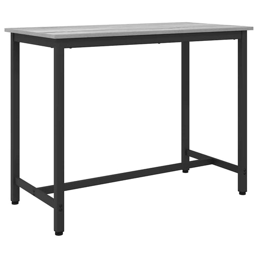masă Gri Sonoma 100 x 50 x 76,5 cm Lemn ingineresc și oțel - WALTI WALTI