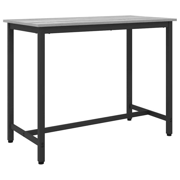 masă Gri Sonoma 100 x 50 x 76,5 cm Lemn ingineresc și oțel - WALTI WALTI