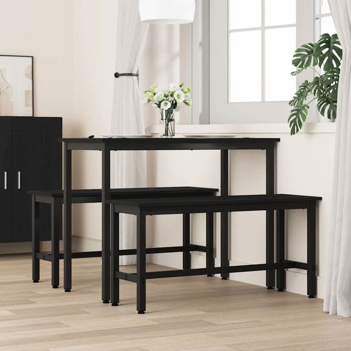 Bancă de Dining Stejar Negru 100 x 32,5 x 48,5 cm - WALTI WALTI