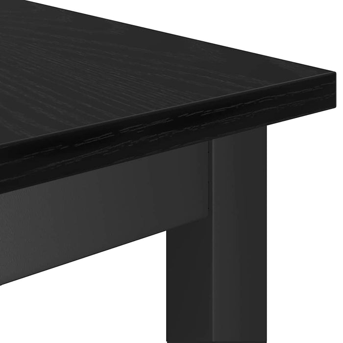 Bancă de Dining 2 pcs Stejar Negru 100 x 32,5 x 48,5 cm - WALTI WALTI