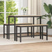 Bancă de Dining 2 pcs Stejar Sonoma 100 x 32,5 x 48,5 cm - WALTI WALTI