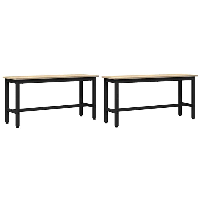 Bancă de Dining 2 pcs Stejar Sonoma 100 x 32,5 x 48,5 cm - WALTI WALTI