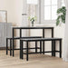 Bancă de Dining 2 pcs Gri Sonoma 100 x 32,5 x 48,5 cm - WALTI WALTI