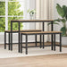 Bancă de Dining Stejar Artizanal 100 x 32,5 x 48,5 cm - WALTI WALTI