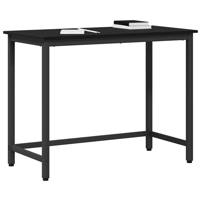masă Stejar Negru 80 x 50 x 76,5 cm Lemn ingineresc și oțel - WALTI WALTI